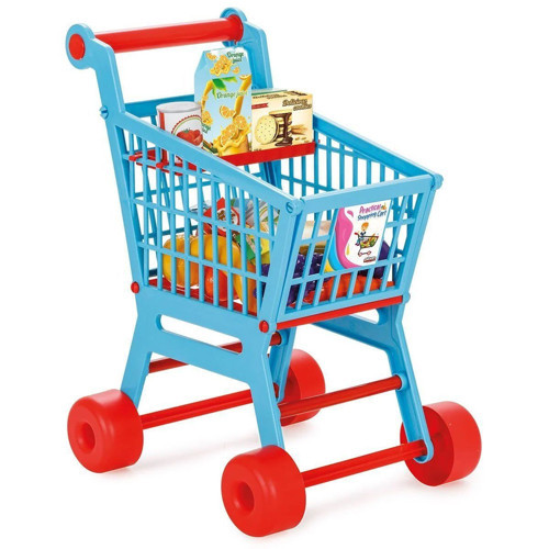 07 608 Pratik Market Arabası Kız Erkek Çocuk Oyuncak Eğitici Oyuncaklar
