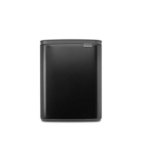 Bo Mat Siyah Çöp Kutusu 12lt