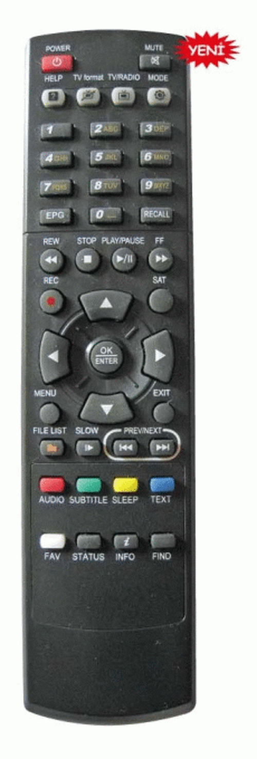 Tiger 2010 HD Uydu Kumanda