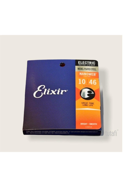 12052 Nanoweb Coating Electric Guitar Strings 10-46 Elektro Gitar Teli