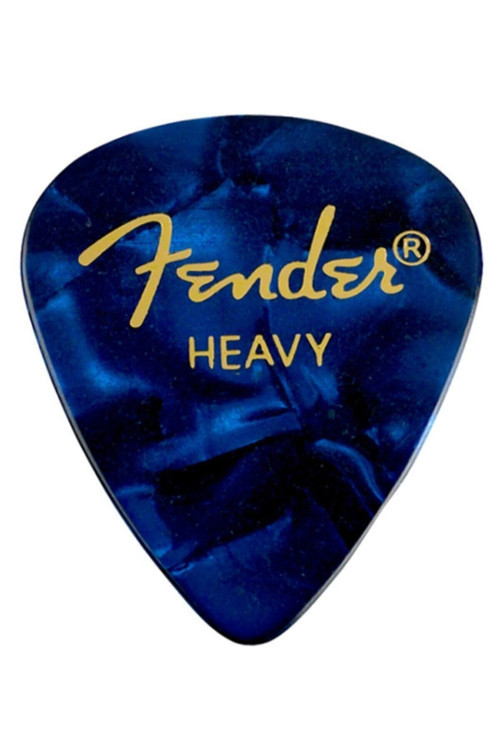 351 Premium Celluloid Picks Blue Moto Heavy - 1 Adet Pena