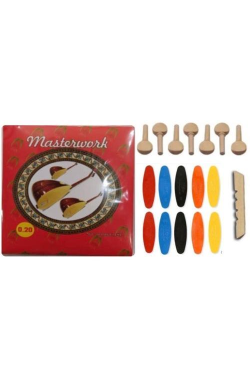 Masterwork 0.20 Uzun Sap Tel Seti + 7 Adet Burgu + 10 Adet Numaralı Tezene + Eşik