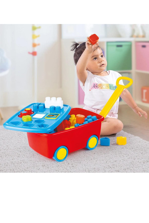 Eğitici İlk Çek Çek Aracım Set-Kız Erkek Çocuk Oyuncakları-Eğitici Oyuncaklar-Çocuk-Bebek