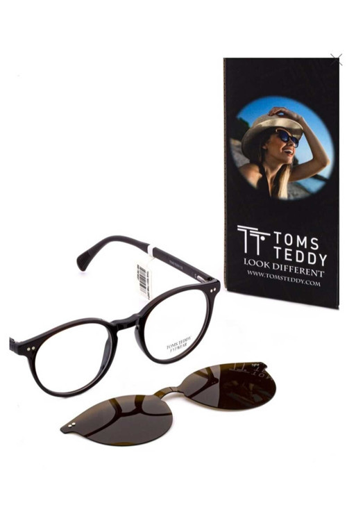 Tt069 C202P 48Ekt Unisex Polarize Klipsli Mavi Işık Korumalıcamtakılabilir(Kahverengi)