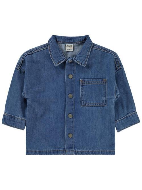 Basic 9-18 Ay Gömlek - Mavi12-18 Ay