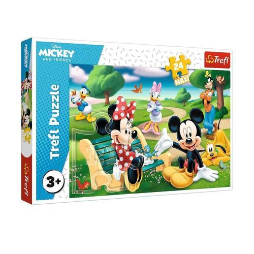 PUZZLE-14344 Disney Standart 24 Parça Maxi Çocuk Puzzle Kız Erkek Çocuk Oyuncak Eğitici Oyuncaklar