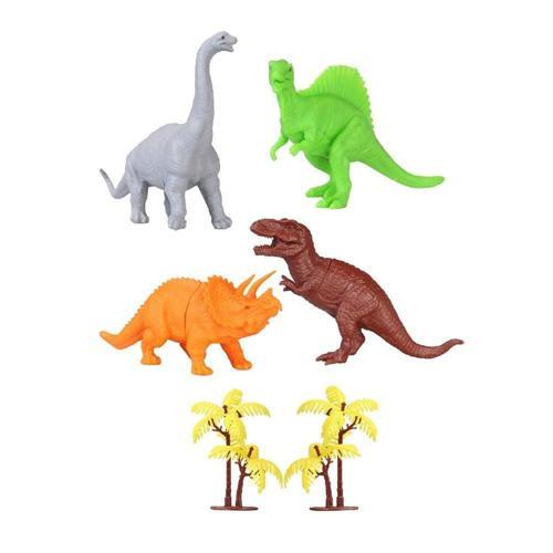 713 Toy Play 6 Parça Dinozor Figür Seti 14-18cm Kız Erkek Çocuk Oyuncak Eğitici Oyuncaklar