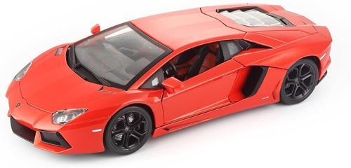 Bburago 1:18 Lamborghini Aventador LP700-4 Turuncu Model Araba Kız Erkek Çocuk Oyuncak Eğitici Oyunc