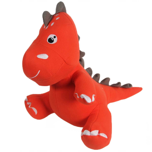 Dino Peluş Oyuncak Turuncu 40cm Kız Erkek Çocuk Oyuncak Eğitici Oyuncaklar