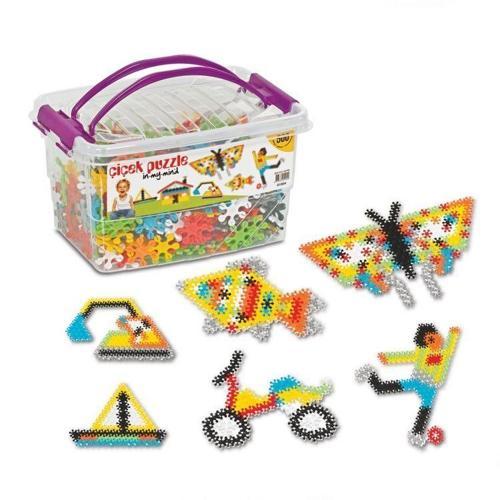 Dede Çiçek Puzzle Box Eğitici Şekiller 500 Parça Kız Erkek Çocuk Oyuncak Eğitici Oyuncaklar