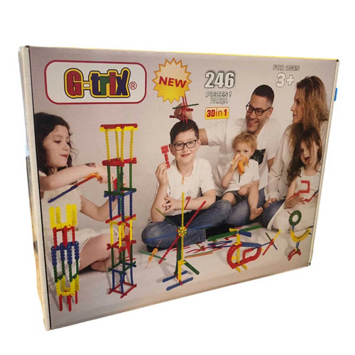 G-Trix 246 Parça Kız Erkek Çocuk Oyuncak Eğitici Oyuncaklar