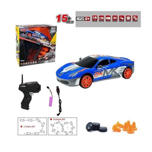 HB-SC24A07-09-10-11 Kumandalı Full Fonksiyon 2.4G Şarjlı 1:24 Drift Araba -Vardem Kız Erkek Çocuk Oy