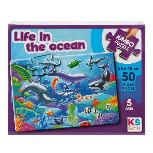 KS Games Life In The Ocean 50 Parça Kız Erkek Çocuk Oyuncak Eğitici Oyuncaklar