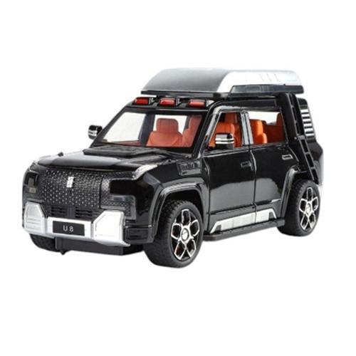 XHD-B2432 -Vardem Çek Bırak Işıklı ve Sesli Kapıları Açılan Lr Jeep 1:24 Kız Erkek Çocuk Oyuncak Eği