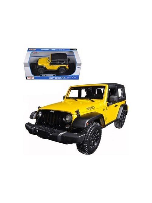 MAIS 31676 Maisto 2014 Jeep Wrangler 1:18 Special Edition Model Araba Kız Erkek Çocuk Oyuncak Eğitic