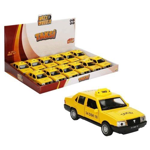 MXX AÇIK 1/32 ARABA TAKSİ 13CM SES/IŞIK (1ADET) Kız Erkek Çocuk Oyuncak Eğitici Oyuncaklar