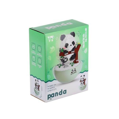 P1275 Panlos Panda 543 Parça Blok Seti -Vagon life Kız Erkek Çocuk Oyuncak Eğitici Oyuncaklar