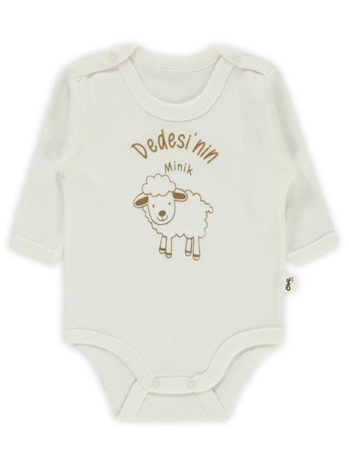 Dedesi'Nin Minik Kuzusu1-36 Ay Çıtçıtlı Badi - Ekru24-36 Ay