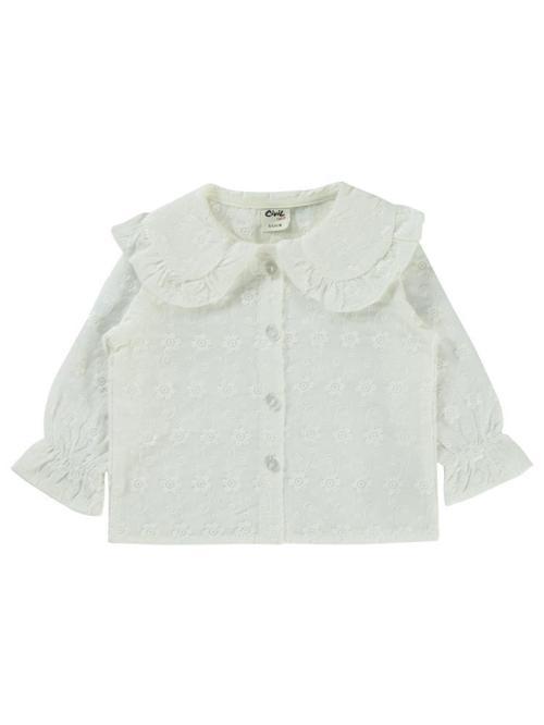 Bebe Yaka 6-18 Ay Gömlek - Beyaz18-24 Ay