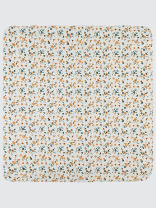 Çiçek Baskılı 80*90 Battaniye - EkruStandart