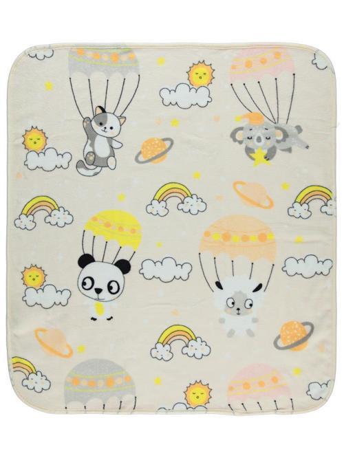 Civil Gökyüzü Empirme Baskılı Battaniye - BejStandart