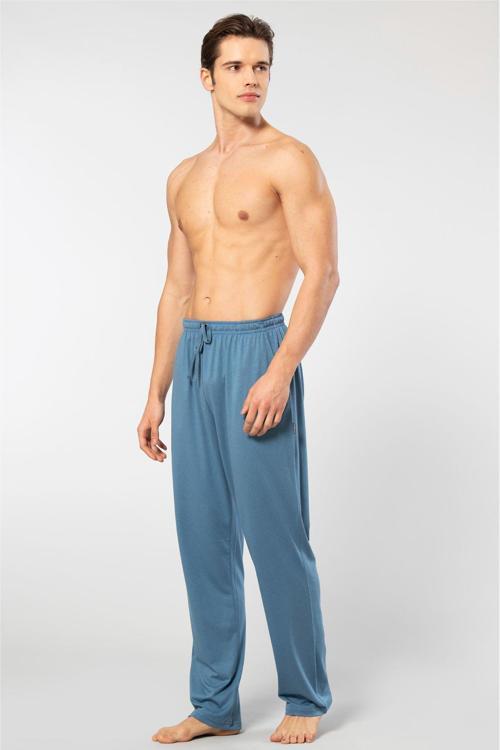 Modal Pijama Tek Alt 2171/İndigo