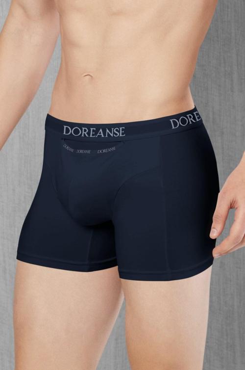 Lacivert Erkek Cepli %96 Pamuk Boxer 1790