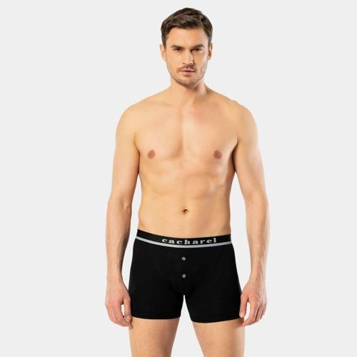 Erkek Düğmeli Boxer 1313/Siyah