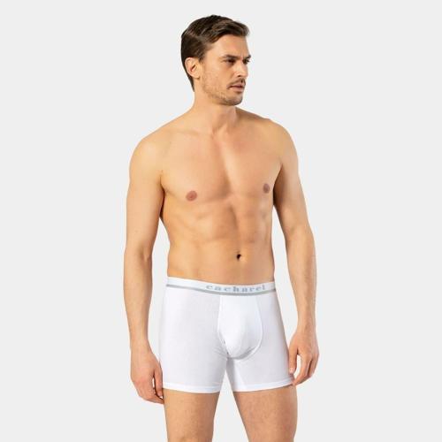 Erkek Likralı Boxer 1315/Beyaz