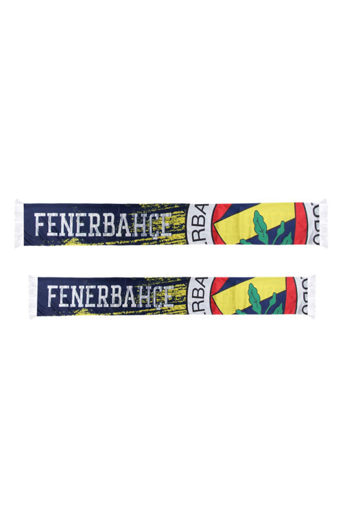 Lacıvert-Sarı Unisex Şal Büyük Logo Şal-A-4Sr-0-000