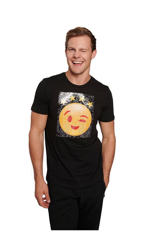 E85326 Pullu Şekil Değiştiren Ağlama T-Shirt