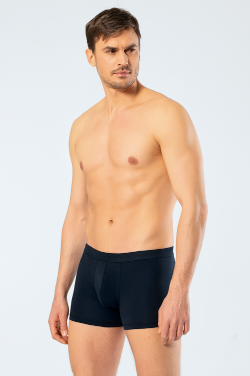 Erkek Likralı Boxer 1335/Lacivert