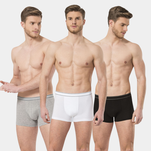Erkek Likralı 3'lü Boxer 175