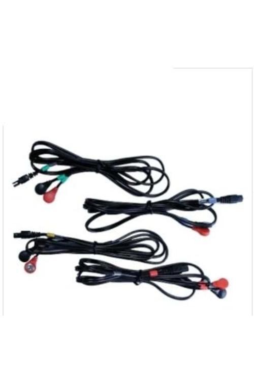 Compex Tens Ems Cihazı Kablo 4 Adet Çıtçıtlı Kablosu