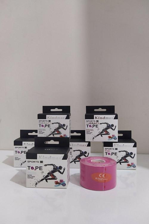 Kinesiology Tape Ağrı Bandı 5Cm X 5 Mt Pembe