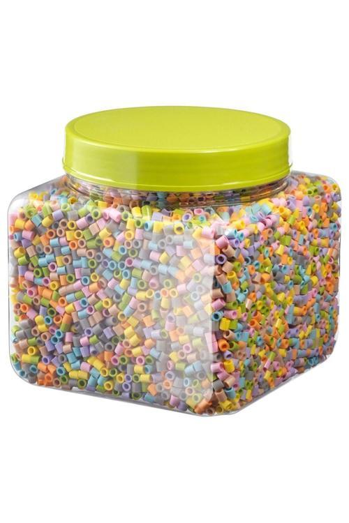 Pyssla Boncuk Çeşitli Pastel Renkler (6 Yaş Üzeri Çocuklar İçin Daha Uygundur).