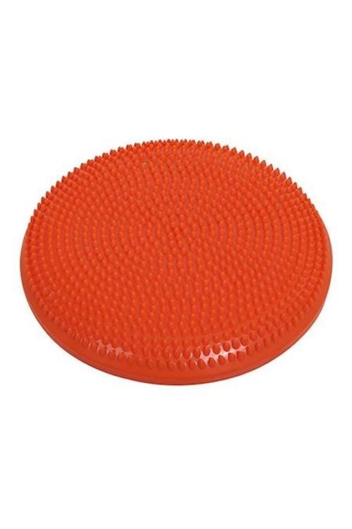Dikenli Havalı Denge Minderi Kırmızı, Tırtıklı Denge Pedi 35 Cm
