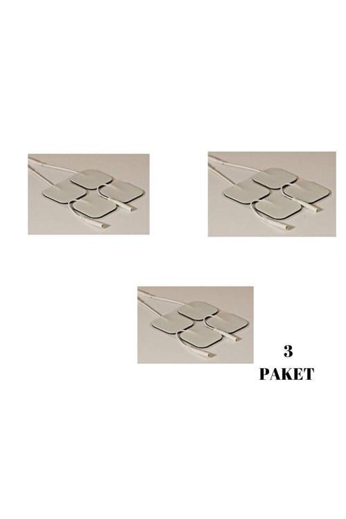 3 Paket Tens Cihazı Pedi Elektrotu 5X5 Cm 12 Adet