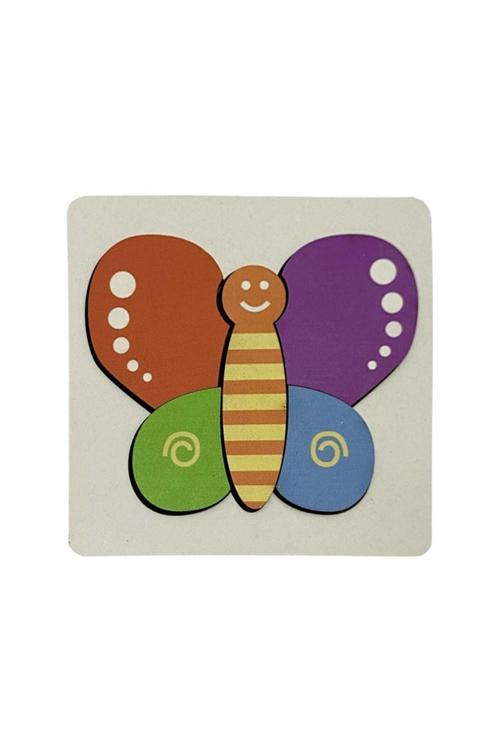 Mini Ahşap Kelebek Puzzle