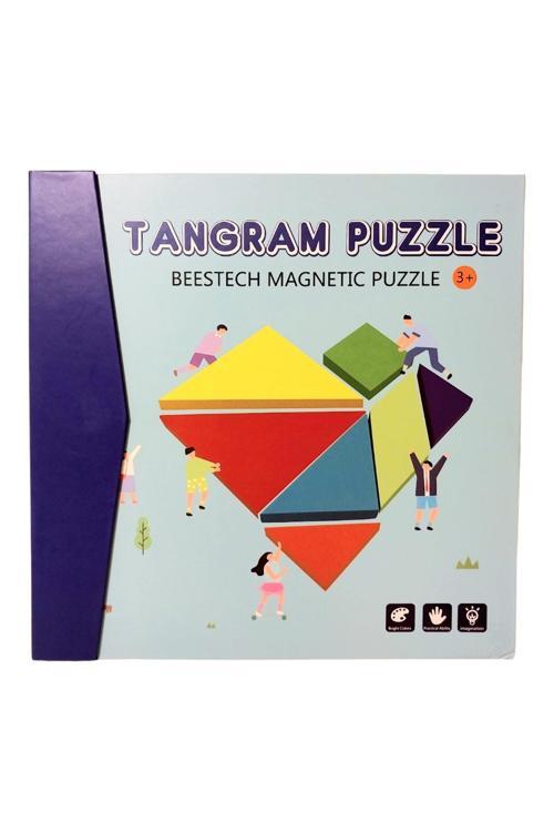 Büyük Boy Çok Parçalı Manyetik Ahşap Puzzle
