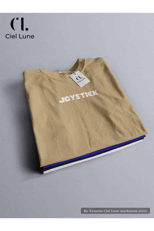 Unisex Joystick Özel Tasarım - Oversize T-Shirt