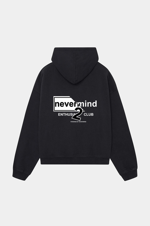 Streetwear Oversize Hoodie – Siyah Baskılı Kapüşonlu Sweatshirt