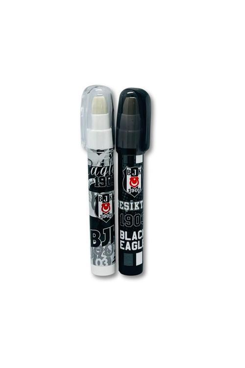 Beşiktaş Bjk 1903 Lisanslı Silgi - Kara Kartal Okul, Ofis, Hediye, Taraftar Kırtasiye Siyah Beyaz