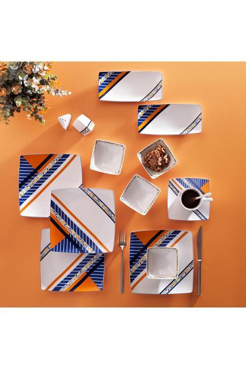 Gün Kahvaltı Takımı 32 Parça-lacivert