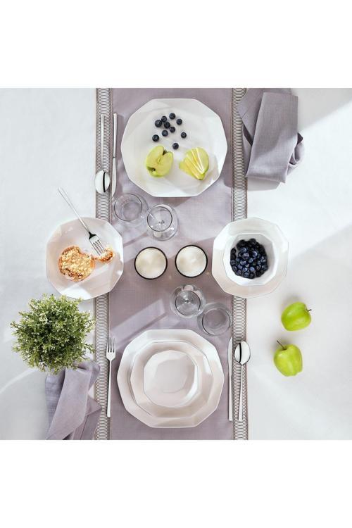 Siena Yemek Takımı 24 Parça-Gümüş