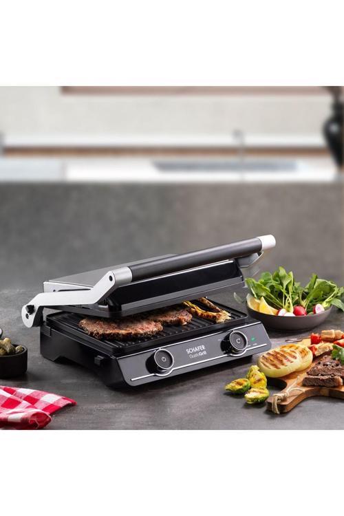 Gusto Grıll Izgara & Tost Makinesi -Inox