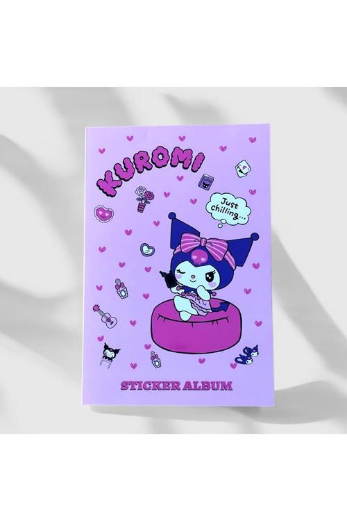 Kuromi & Sanrio Kawaii Sticker Albümü - Kuromi
