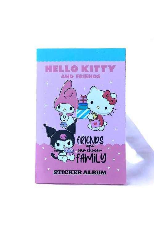 Hello Kitty Ve Arkadaşları - Sevimli Sticker Albümü → Hello Kitty Melody Ve Kuromi Sticker Defteri K