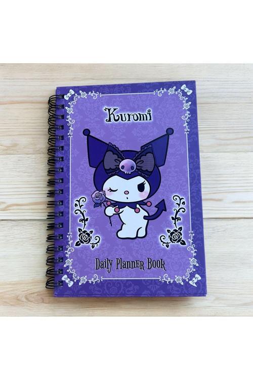 Kuromi Mor Günlük Planlayıcı Defter - Şık Ve Eğlenceli Tasarım