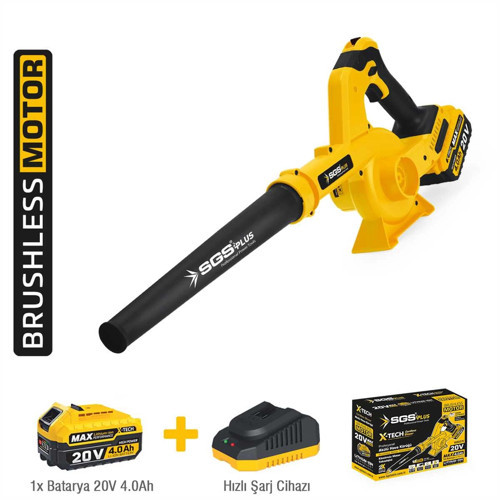 AKÜLÜ HAVA KÖRÜĞÜ 20V 1*4.0 Ah (KÖMÜRSÜZ MOTOR)